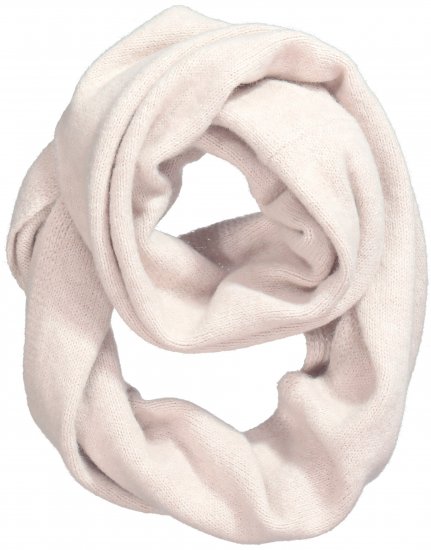 Ulla Popken Knit Infinity Scarf Pastel Pink - Accessoires - Schals für Damen