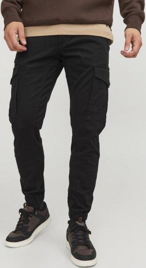 Jack & Jones Paul Flake Cargo Pants Black - Herren-jeans & -hosen - Herren-Jeans & -Hosen in großen Größen