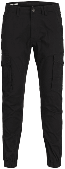 Jack & Jones Paul Flake Cargo Pants Black - Herren-jeans & -hosen - Herren-Jeans & -Hosen in großen Größen