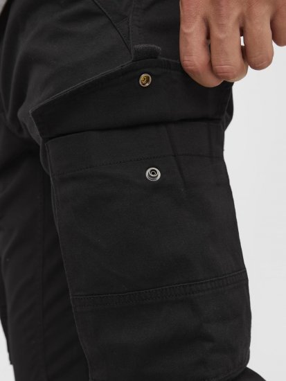 Jack & Jones Paul Flake Cargo Pants Black - Herren-jeans & -hosen - Herren-Jeans & -Hosen in großen Größen