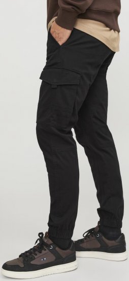 Jack & Jones Paul Flake Cargo Pants Black - Herren-jeans & -hosen - Herren-Jeans & -Hosen in großen Größen