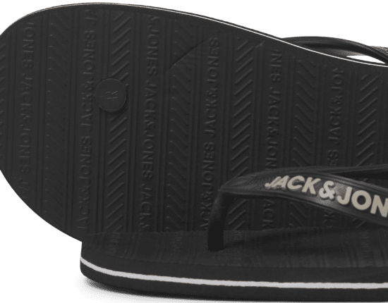 Jack & Jones Basic Flip Flop Slippers Anthracite - Herrenschuhe 40-52 - 