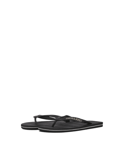Jack & Jones Basic Flip Flop Slippers Anthracite - Herrenschuhe 40-52 - 