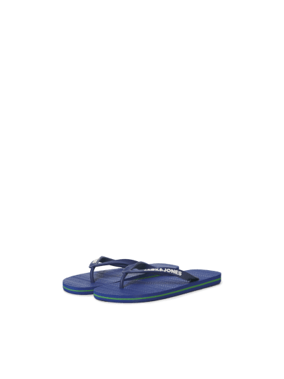 Jack & Jones Basic Flip Flop Slippers Blue Quartz - Herrenschuhe 40-52 - 