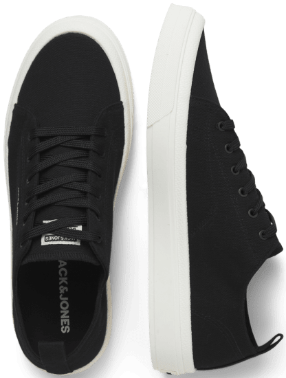 Jack & Jones Bayswater Canvas Sneakers Anthracite - Herrenschuhe 40-52 - 