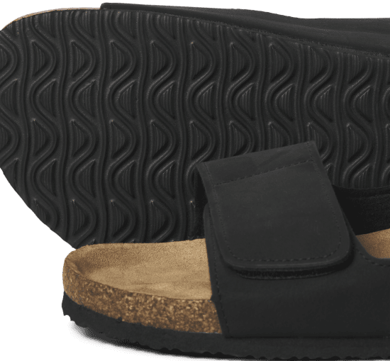 Jack & Jones Central Strap Sandals Anthracite - Herrenschuhe 40-52 - 