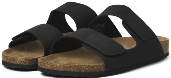 Jack & Jones Central Strap Sandals Anthracite - Herrenschuhe 40-52 - 