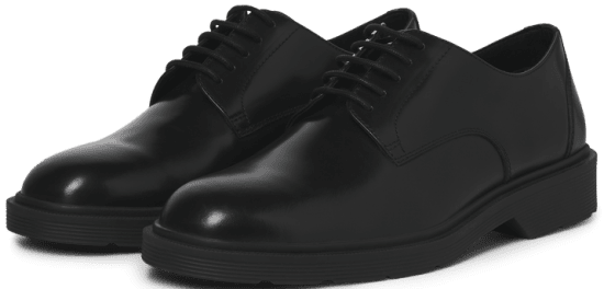 Jack & Jones Dax Leather Lace Shoes Anthracite - Herrenschuhe 40-52 - 