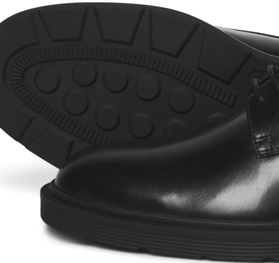 Jack & Jones Dax Leather Lace Shoes Anthracite - Herrenschuhe 40-52 - 