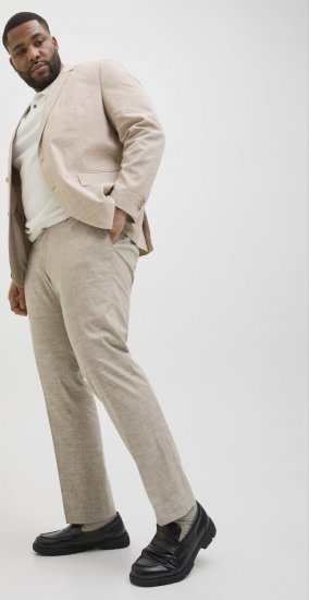Jack & Jones Riviera Dress pants Beige - Herren-jeans & -hosen - Herren-Jeans & -Hosen in großen Größen