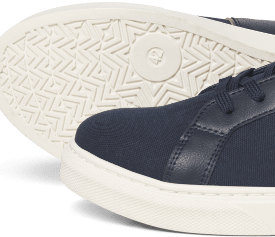 Jack & Jones Watmos Canvas Sneakers Navy Blazer - Herrenschuhe 40-52 - 