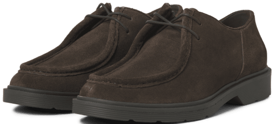 Jack & Jones Austin Suede Moc Brown Stone - Herrenschuhe 40-52 - Herrenschuhe & Sneaker 40-52