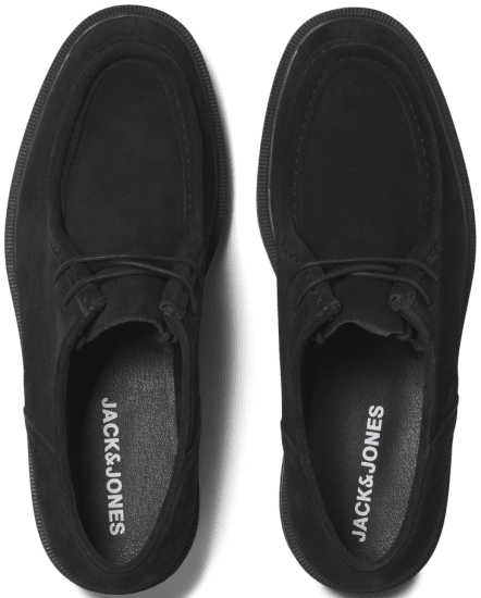 Jack & Jones Austin Suede Moc Black - Herrenschuhe 40-52 - Herrenschuhe & Sneaker 40-52