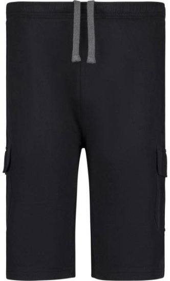 Adamo 159308 Cargo Shorts Black - Herrenshorts in großen Größen - Herrenshorts in großen Größen