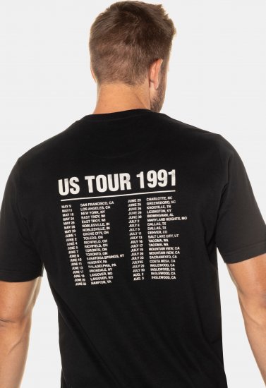 JP1880 Guns N’ Roses Skull Comfort Fit Band T-Shirt Black - Herren-T-shirts - Herren-T-Shirts in großen Größen