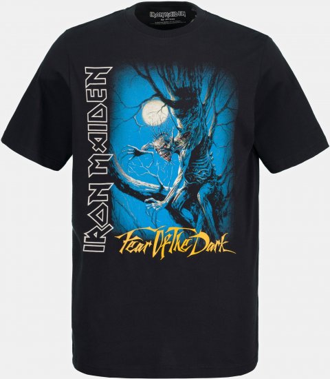JP1880 Iron Maiden Graphic Comfort Fit Band T-Shirt Black - Herren-T-shirts - Herren-T-Shirts in großen Größen