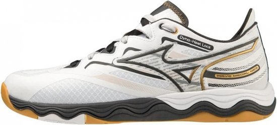 Mizuno 81GA232502 Sneakers White/Black/Gold - Herrenschuhe 40-52 - 
