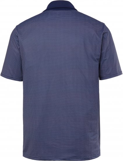 JP1880 Jay-Pi QuickDry Small Print Golf Polo Shirt Navy Blue - Polo-shirts für herren - Polo-Shirts für Herren in großen Größen