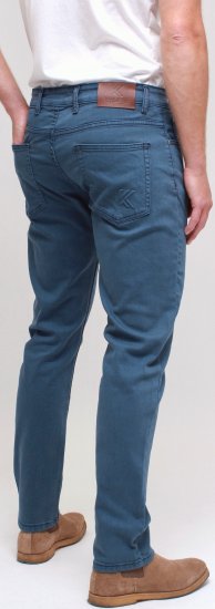 Kam Jeans Bens Embossed Reg Fit Jeans Smokey Blue - Herren-jeans & -hosen - Herren-Jeans & -Hosen in großen Größen