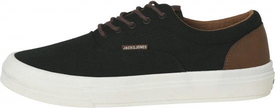Jack & Jones Lington Canvas Sneakers Black - Herrenschuhe 40-52 - 