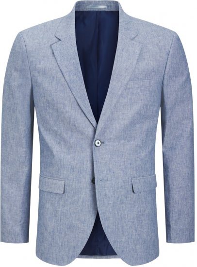 Jack & Jones Riviera Blazer Nautical Blue - Herrenanzüge und -blazer - Herrenanzüge und -blazer in großen Größen