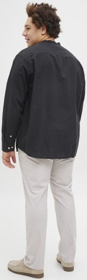 Jack & Jones Breeze Poplin Long Sleeve Shirt Black - Herrenhemden in großen Größen - Herrenhemden in großen Größen