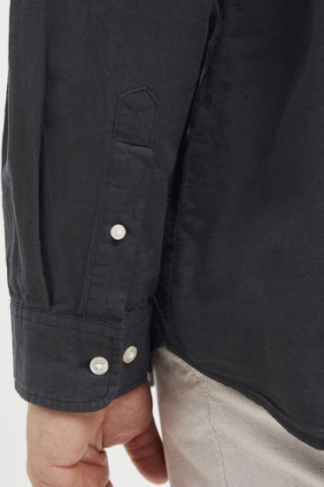 Jack & Jones Breeze Poplin Long Sleeve Shirt Black - Herrenhemden in großen Größen - Herrenhemden in großen Größen