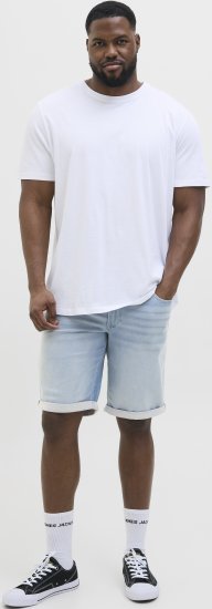 Jack & Jones Rick Icon I.K. Shorts Blue Denim - Herrenshorts - Herrenshorts in großen Größen
