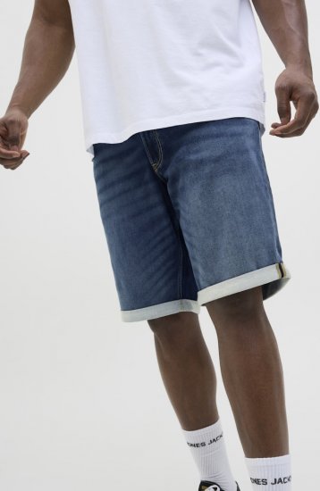 Jack & Jones Rick Con I.K. SHORTS GE 132 SN Blue Denim - Herrenshorts - Herrenshorts in großen Größen