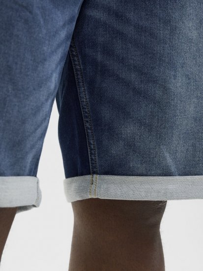 Jack & Jones Rick Con I.K. SHORTS GE 132 SN Blue Denim - Herrenshorts - Herrenshorts in großen Größen