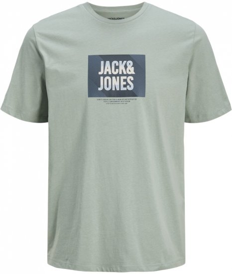 Jack & Jones Hudson Crew Neck T-Shirt Iceberg Green - Herren-T-shirts - Herren-T-Shirts in großen Größen