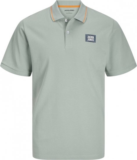 Jack & Jones Hudson Short Sleeve Polo Iceberg Green - Polo-shirts für herren - Polo-Shirts für Herren in großen Größen