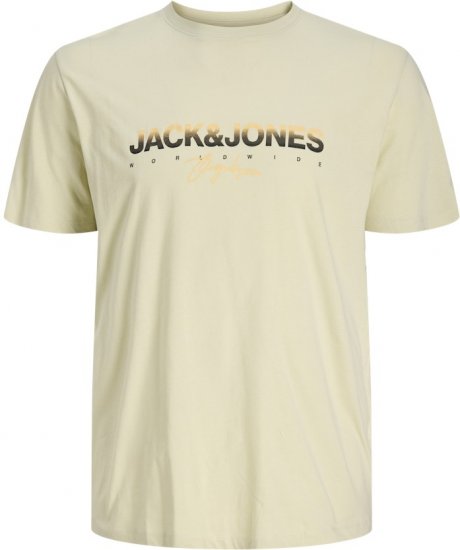 Jack & Jones Canggu Crew Neck T-Shirt Beige - Herren-T-shirts - Herren-T-Shirts in großen Größen
