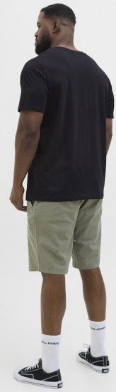 Jack & Jones Lavance Crew Neck T-Shirt Black Beauty - Herren-T-shirts - Herren-T-Shirts in großen Größen