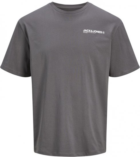 Jack & Jones Hawaii Crew Neck T-Shirt Grey - Herren-T-shirts - Herren-T-Shirts in großen Größen
