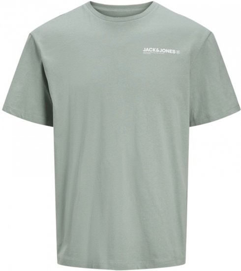 Jack & Jones Hawaii Crew Neck T-Shirt Iceberg Green - Herren-T-shirts - Herren-T-Shirts in großen Größen