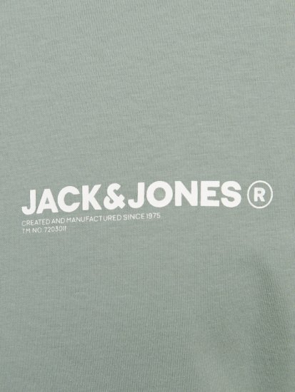 Jack & Jones Hawaii Crew Neck T-Shirt Iceberg Green - Herren-T-shirts - Herren-T-Shirts in großen Größen