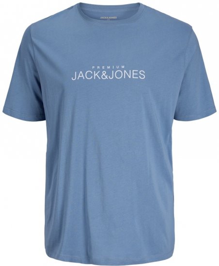 Jack & Jones Lavance Crew Neck T-Shirt Light Blue - Herren-T-shirts - Herren-T-Shirts in großen Größen