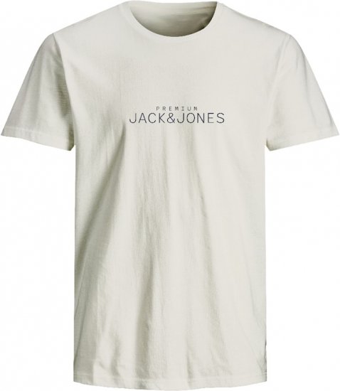 Jack & Jones Lavance Crew Neck T-Shirt White - Herren-T-shirts - Herren-T-Shirts in großen Größen