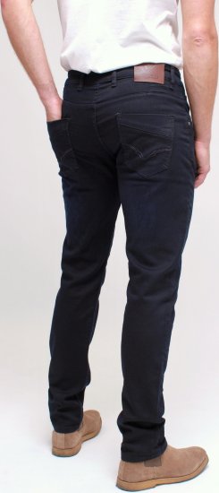 Kam Jeans Jacob Knitted Denim Reg Fit Jeans Blue-Black - Herren-jeans & -hosen - Herren-Jeans & -Hosen in großen Größen