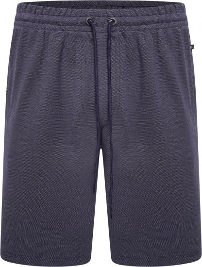 Kam Jeans 3317 Textured Interlock Shorts Indigo - Jogginghosen für herren - Jogginghosen für Herren in großen Größen