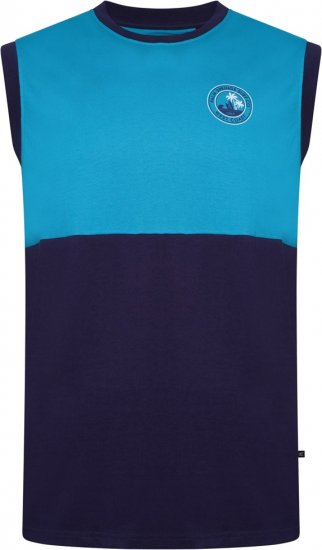 Kam Jeans 5764 Palm Springs Vest Sleeveless T-Shirt Navy Academy - Herren-T-shirts - Herren-T-Shirts in großen Größen