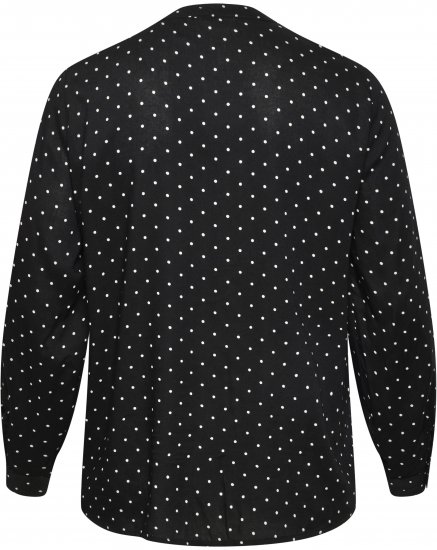Kaffe Curve Joy Bluse Schwarz/Weiß Gepunktet - Blusen & Tuniken - 