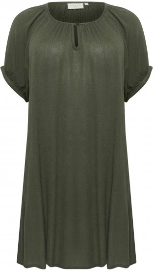 Kaffe Curve Ami Kurzarm Tunika Weinblatt - T-Shirts - 
