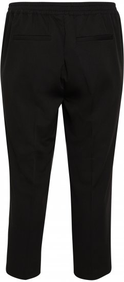 Kaffe Curve Sakira Cropped-Hose Tiefschwarz - Jeans & Hosen in Großen Größen – Plus Size Damenmode - 