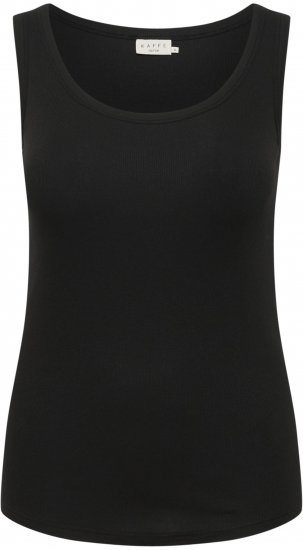 Kaffe Curve Carina Tanktop Tiefschwarz - T-Shirts - 
