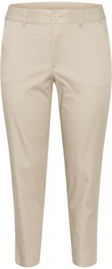 Kaffe Curve Leana Chino 7/8-Hose Federgrau - Jeans & Hosen in Großen Größen – Plus Size Damenmode - 