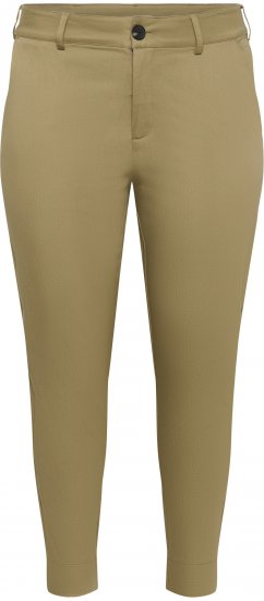 Kaffe Curve Leana Chino 7/8-Hose Versteinerte Eiche - Jeans & Hosen in Großen Größen – Plus Size Damenmode - 