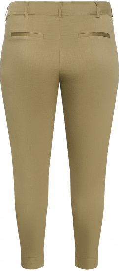 Kaffe Curve Leana Chino 7/8-Hose Versteinerte Eiche - Jeans & Hosen in Großen Größen – Plus Size Damenmode - 