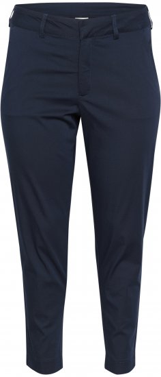 Kaffe Curve Leana Chino 7/8-Hose Mitternachtsmarine - Jeans & Hosen in Großen Größen – Plus Size Damenmode - 